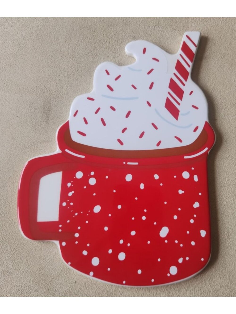 Happy Everything Coton Colors Large Big Attachment Hot Cocoa HTF NEW